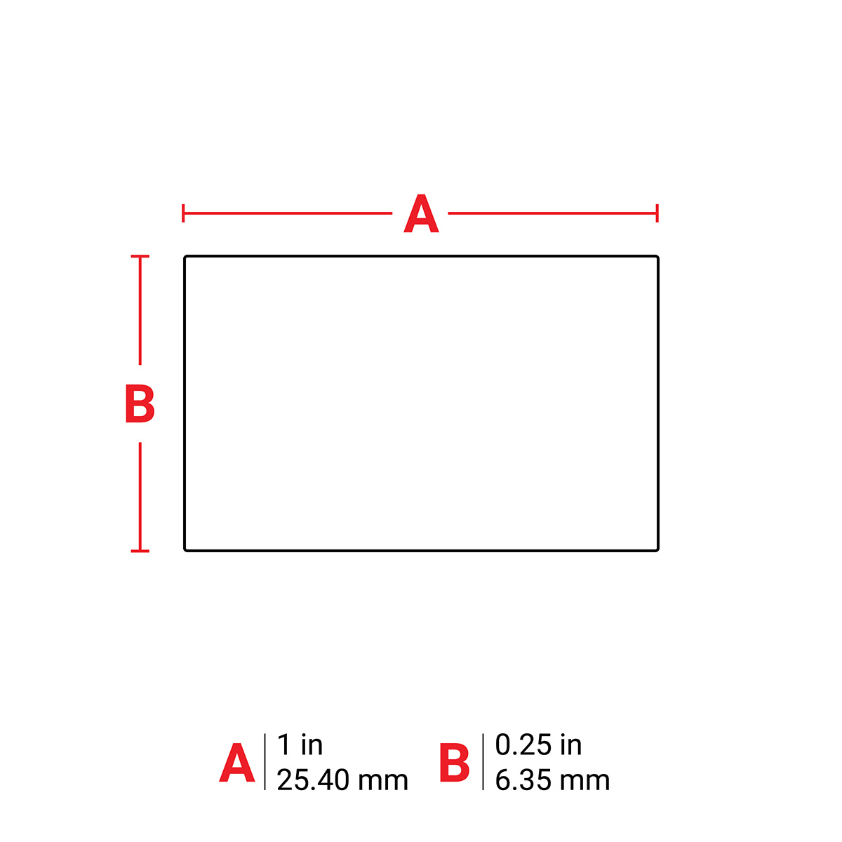 Ultra-Thin Electrostatic Dissipative (ESD) Polyimide Labels for B33 Printers - 0.25" x 1"