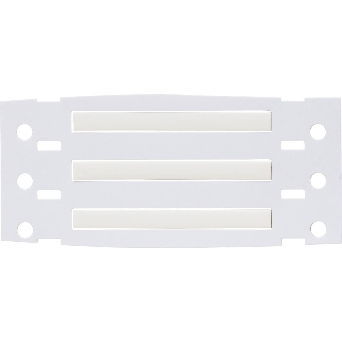 PermaSleeve Heat Shrink Wire and Cable Labels, 3/32" Dia, for 1" Small Core Printers - 2", White