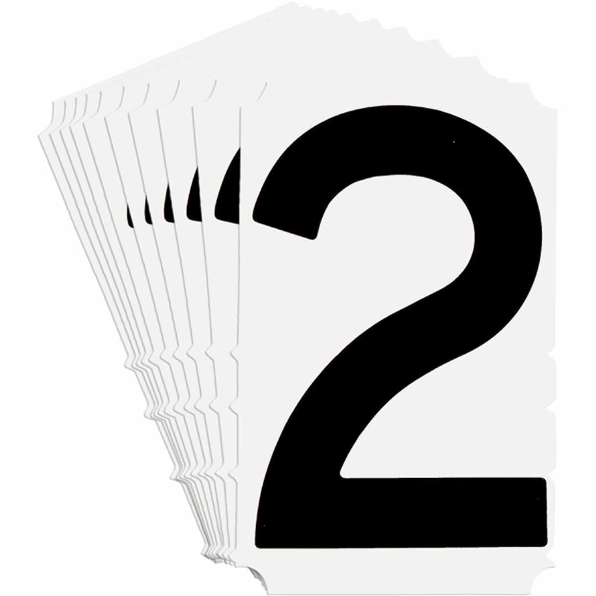 4" Black Gothic Font Quik-Align Self-Spacing Numbers and Letters