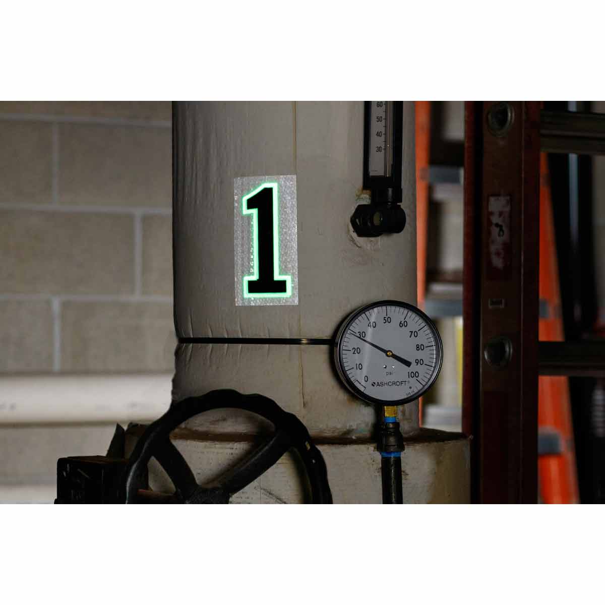 3" Glow in the Dark Ultra Reflective Numbers and Letters 3 3" Glow in the Dark Ultra Reflective Numbers and Letters