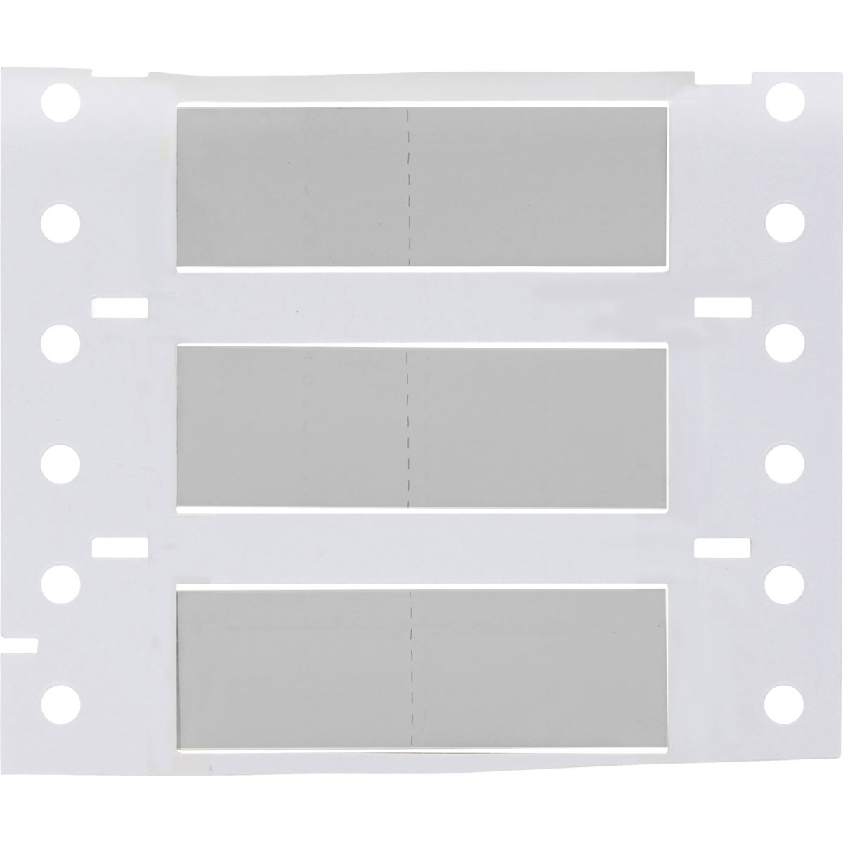 PermaSleeve Heat Shrink Wire and Cable Labels, 3/8" Dia, for 3" Core Printers - 1", Gray, Double-Sided 4 PermaSleeve Heat Shrink Wire and Cable Labels, 3/8" Dia, for 3" Core Printers - 1", Gray, Double-Sided