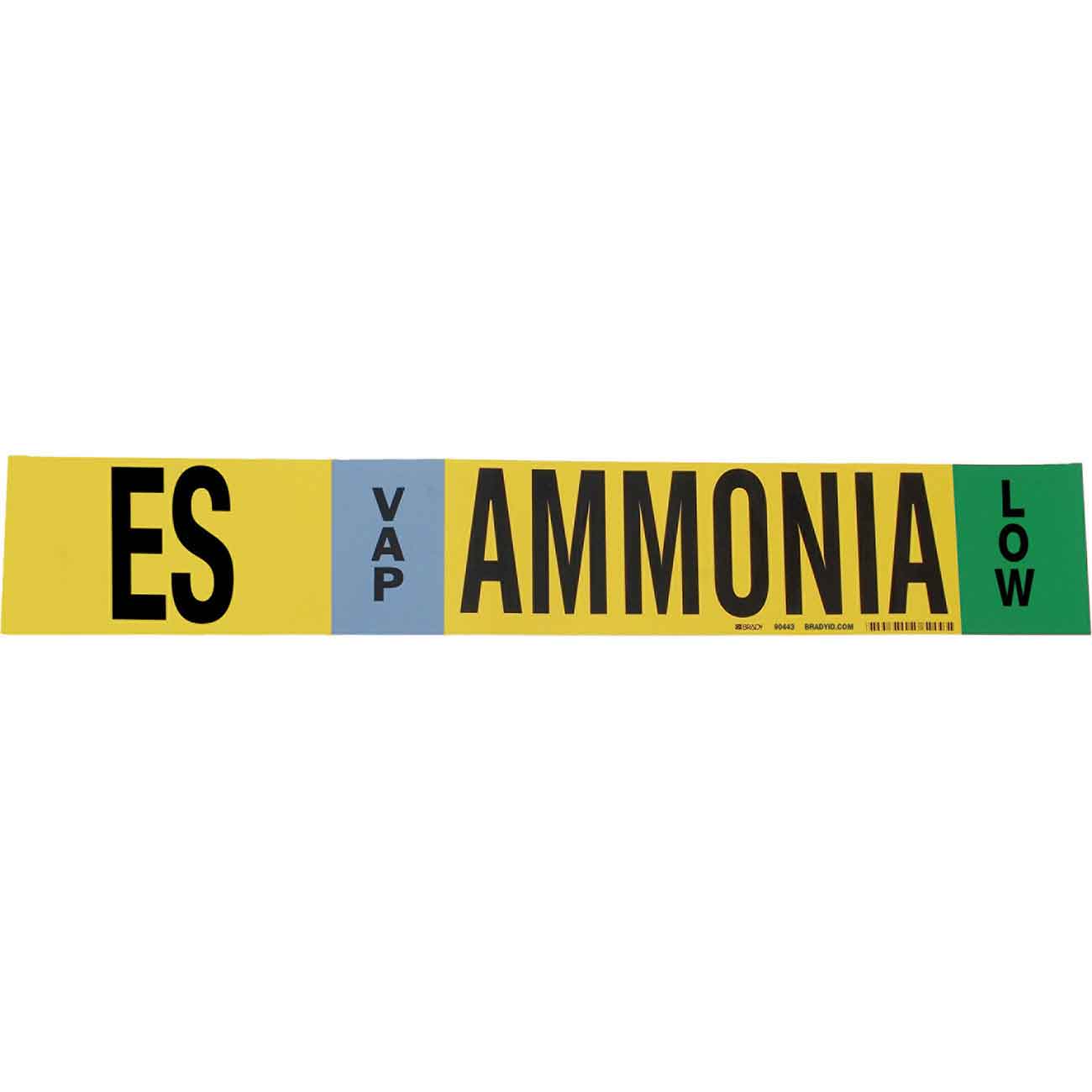 ES VAP AMMONIA LOW Pipe Marker