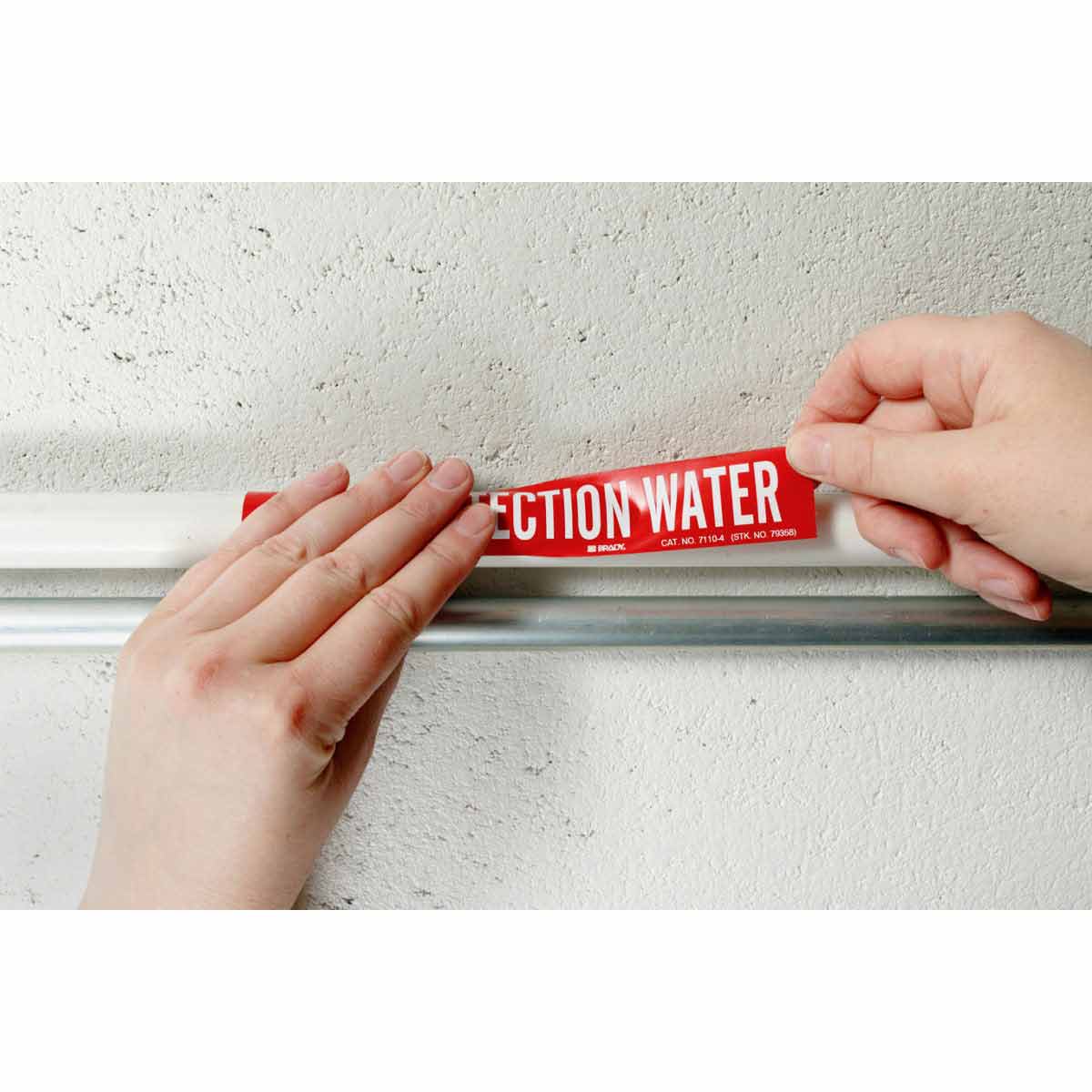 ES VAP AMMONIA LOW Pipe Marker 4 ES VAP AMMONIA LOW Pipe Marker