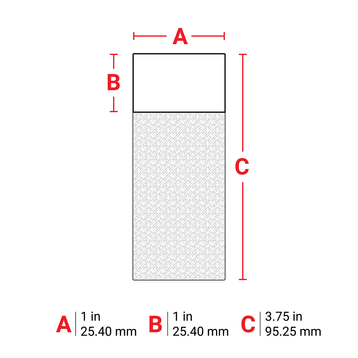 Self-Laminating Vinyl Wrap Around Labels for B33 Printers - 3.75" x 1" 5 Self-Laminating Vinyl Wrap Around Labels for B33 Printers - 3.75" x 1"