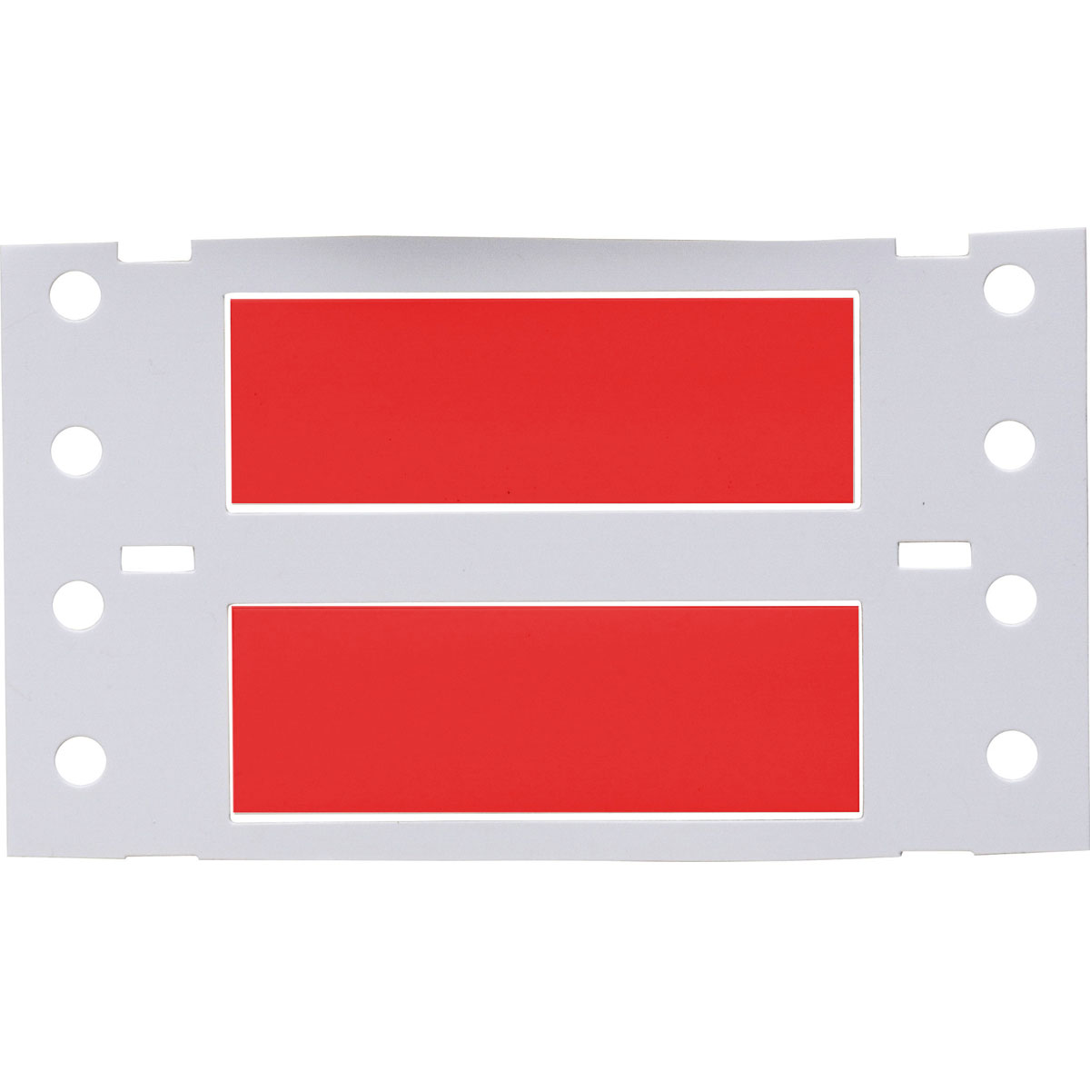 PermaSleeve Heat Shrink Wire and Cable Labels, 3/8" Dia, for 3" Core Printers - 2", Red, Double-Sided 4 PermaSleeve Heat Shrink Wire and Cable Labels, 3/8" Dia, for 3" Core Printers - 2", Red, Double-Sided